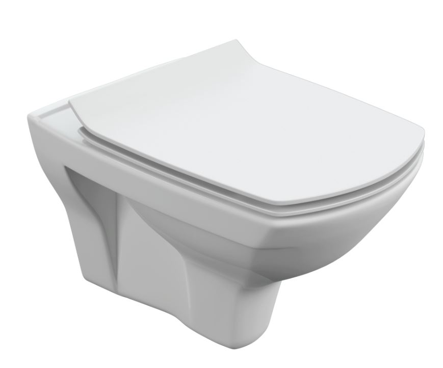 Подвесной унитаз CARINA XL Clean On DPL EO slim арт. 21278