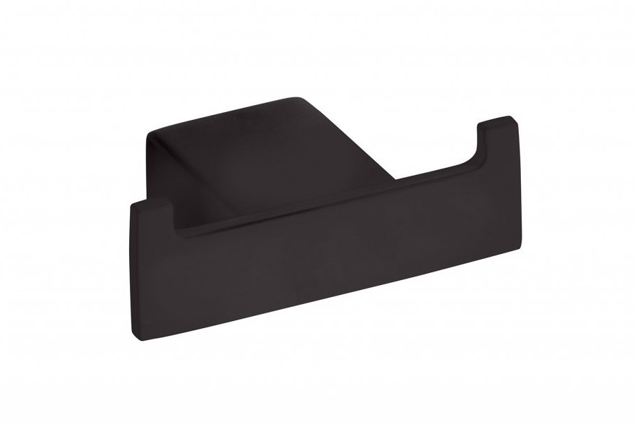 BEMETA NERO Крючок двойной 80х28х39 мм, черный арт. 30392