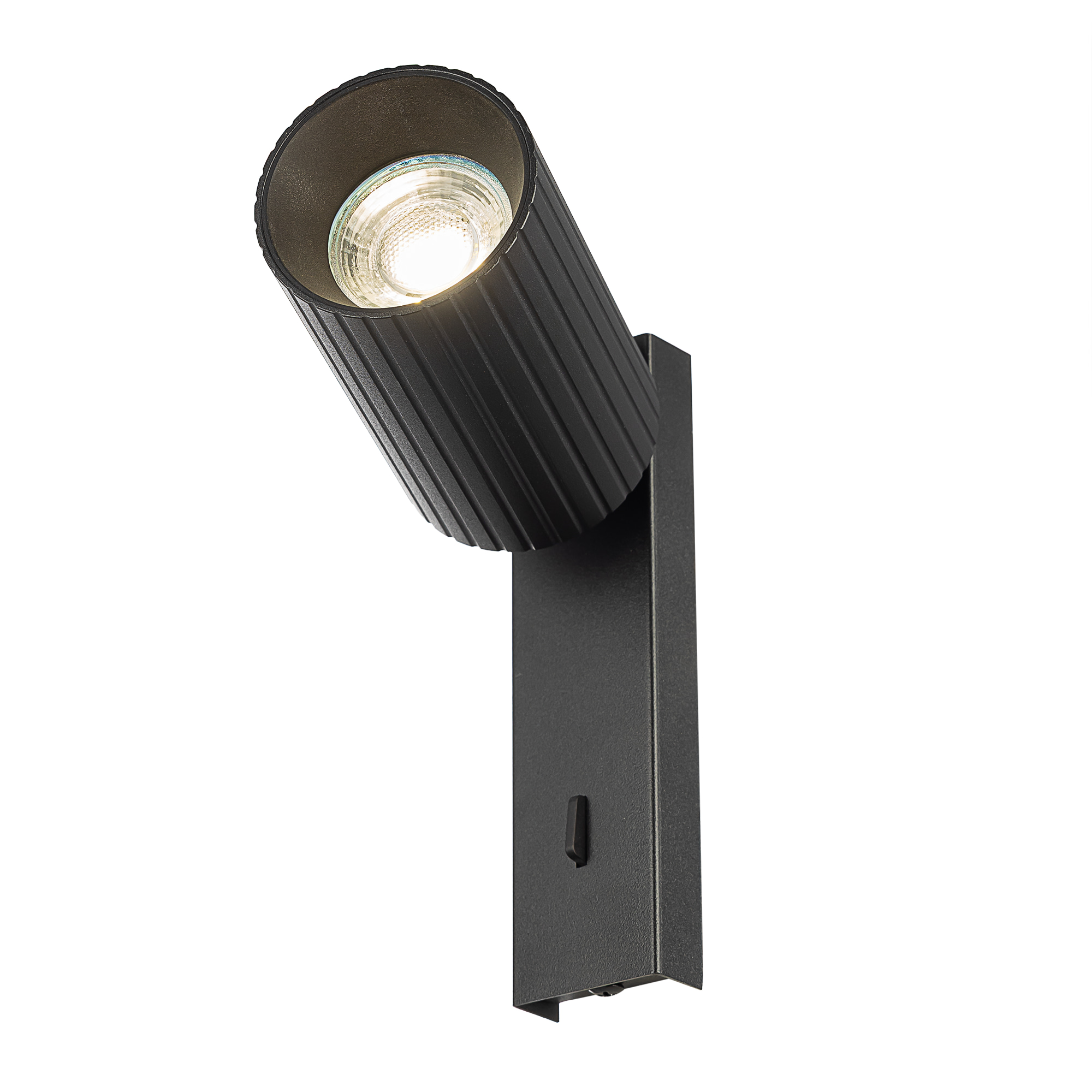 Citilux AXEL CL512511R Спот поворотный с выключателем Чёрный Рифлёный арт. 129435