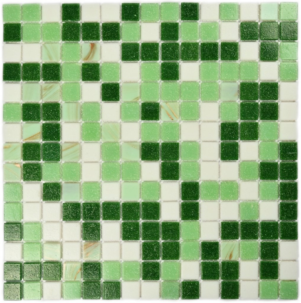 Плитка декоративная стеклянная Grass/Трава 4*20*20 327*327 арт. 90657