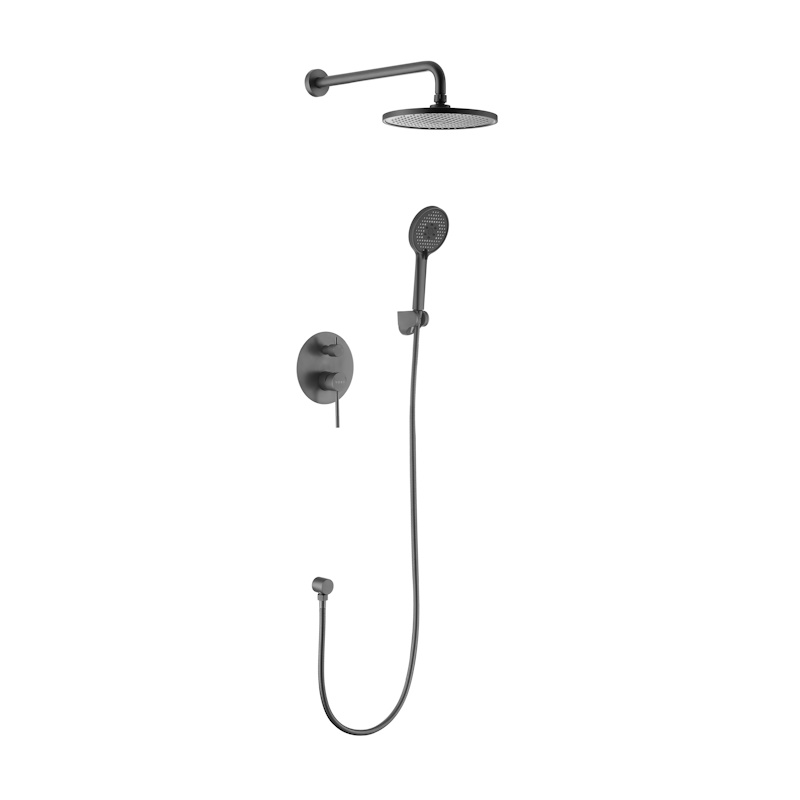 Душевая система встраиваемая Voda Vessel GUN METAL Set_3in1/VSET3in1VSLGM, оружейная сталь арт. 191766