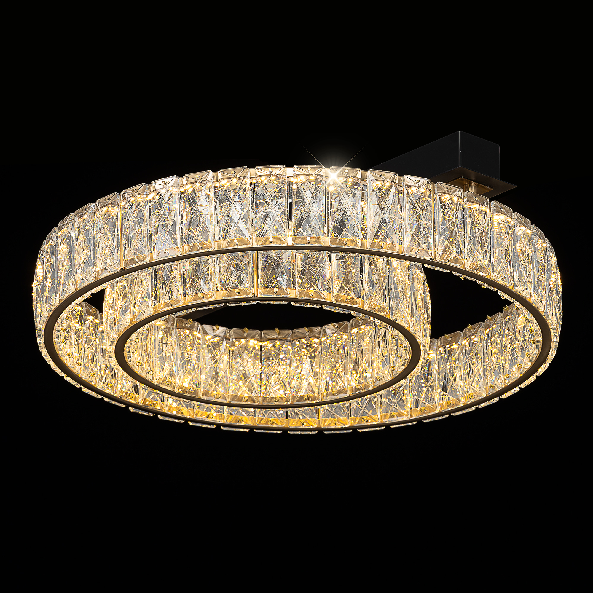 Citilux PALANT CL325152 LED Люстра хрустальная Чёрный+Бронза арт. 89696