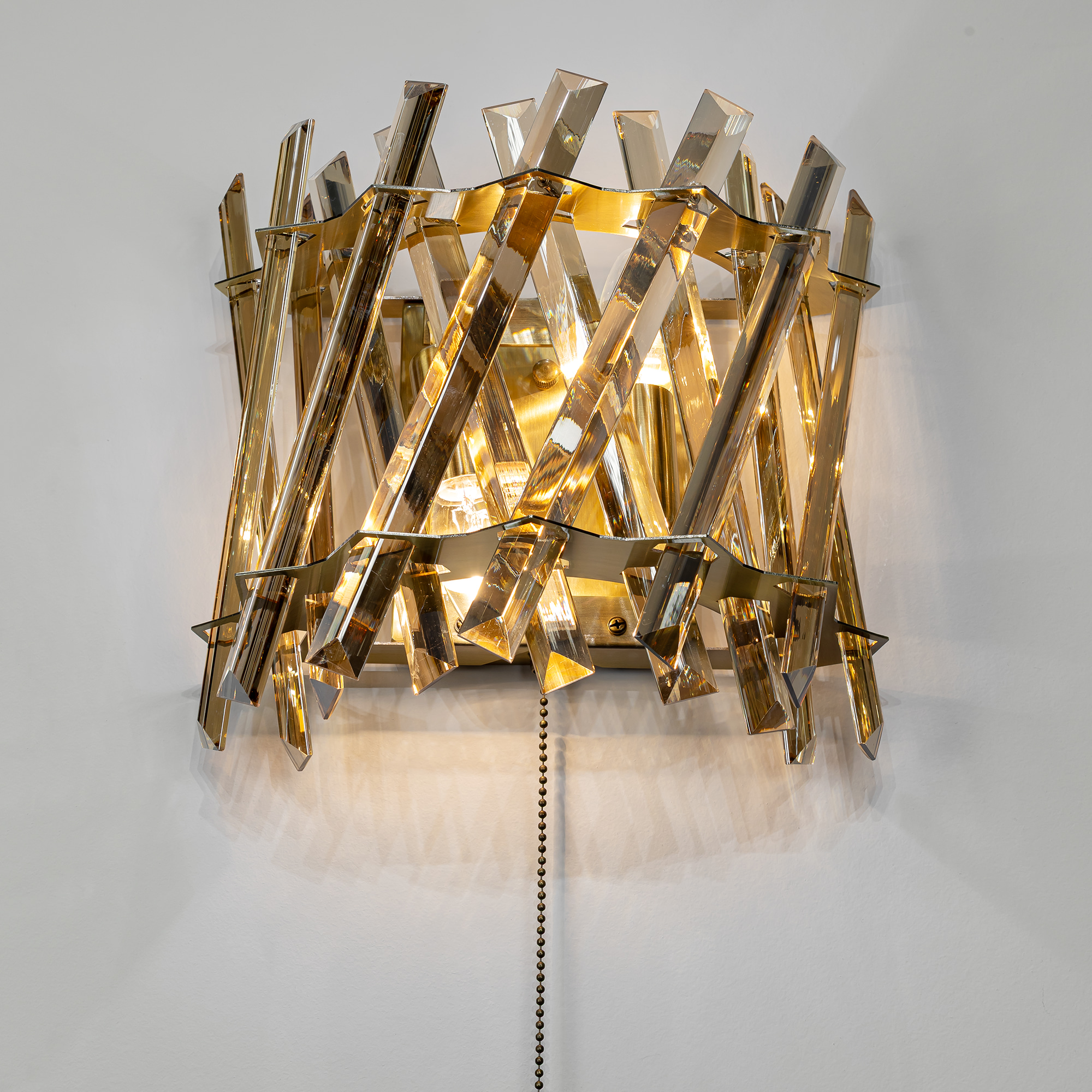 Citilux Ингвар CL334423 Бра хрустальное с выключателем Бронза арт. 88903