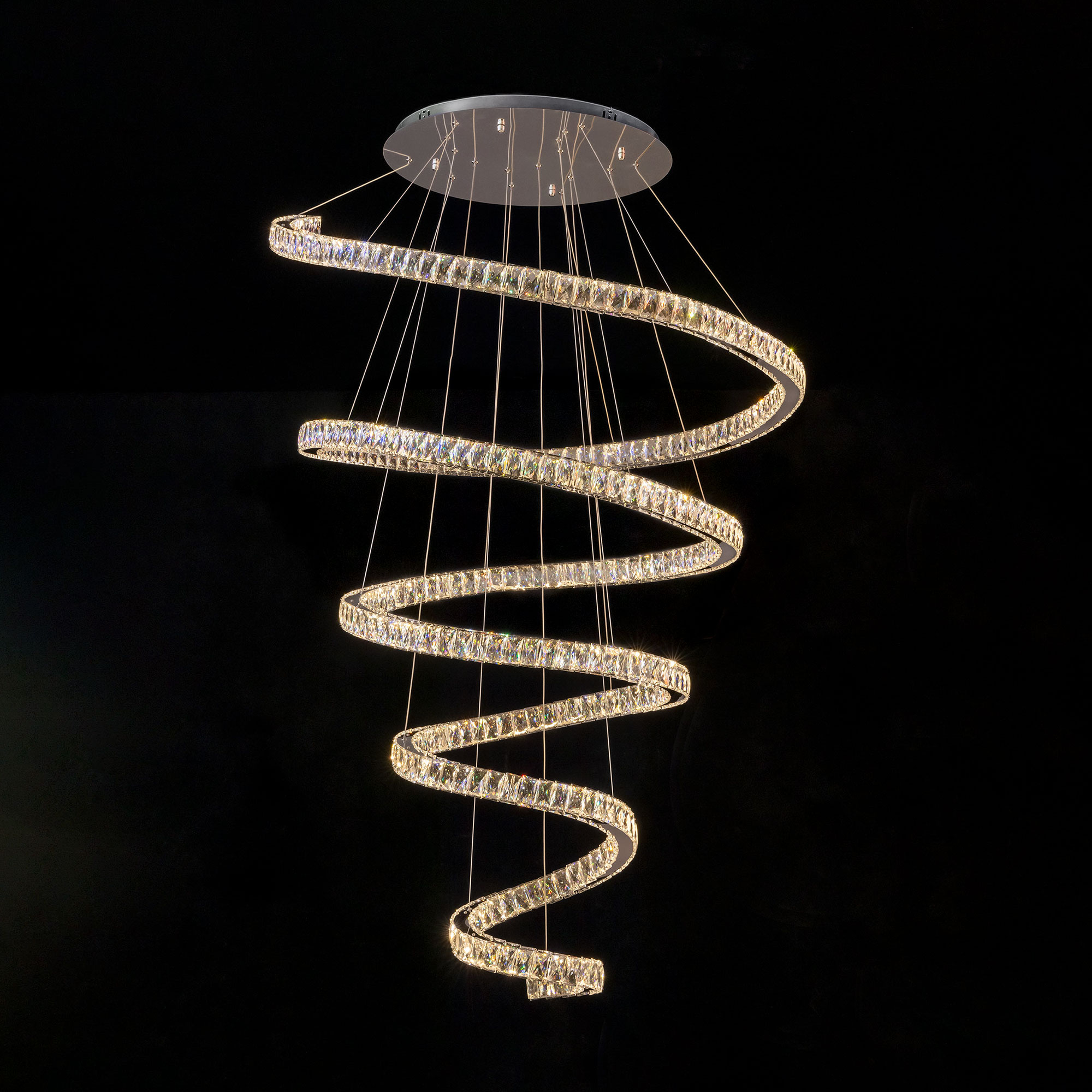 Eletto Olimpia EL330P140 LED Люстра хрустальная с пультом Хром арт. 88245
