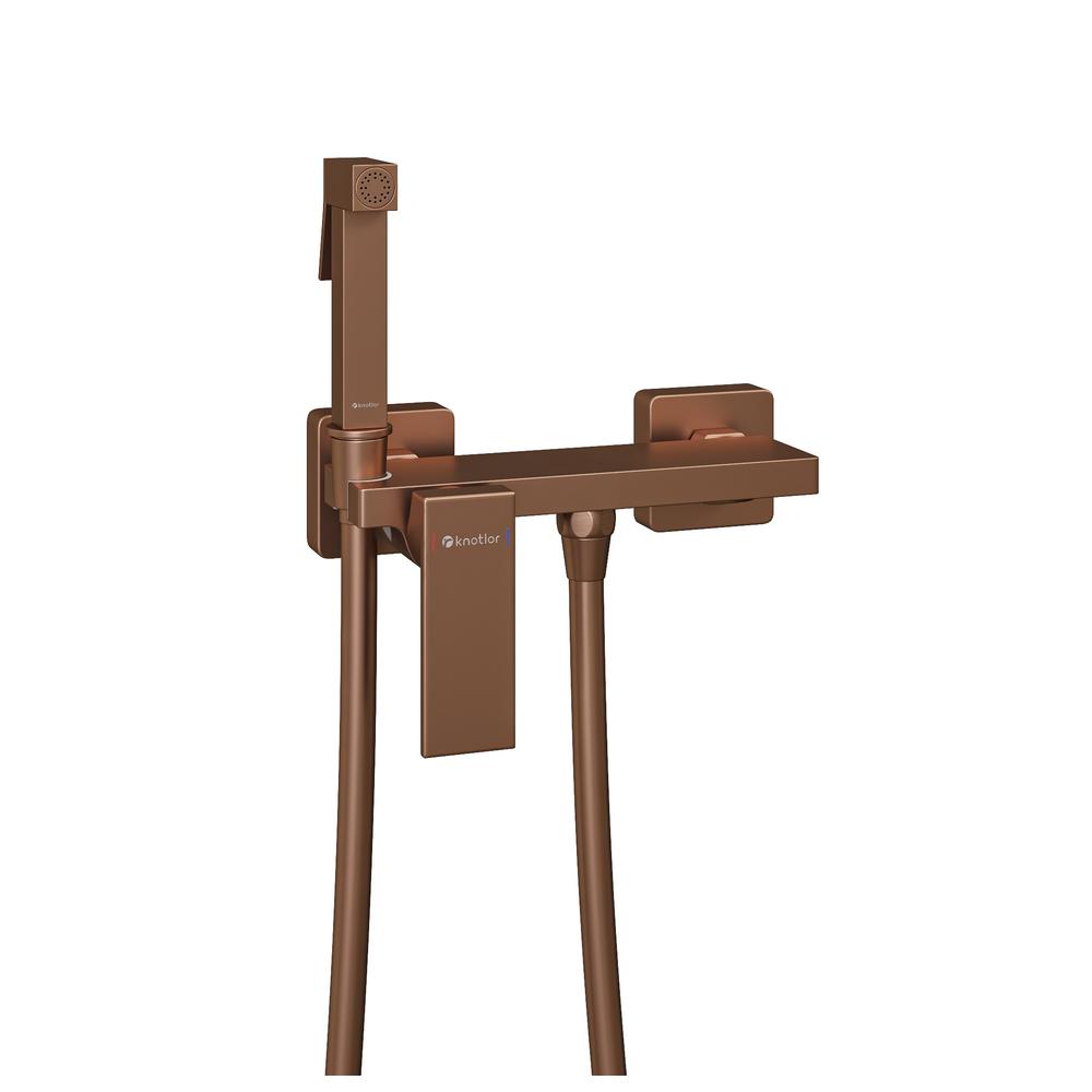 Гигиенический душ со смесителем Knotlor FHS02S0RB, бронза арт. 189677