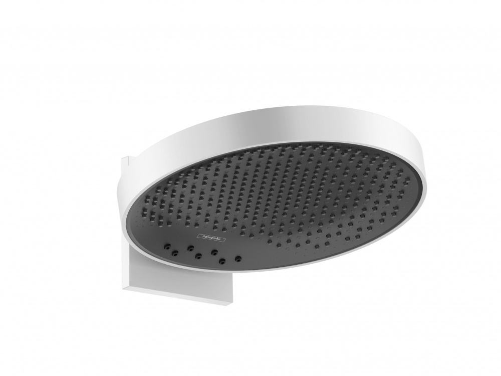 HANSGROHE Rainfinity Верхний душ 360 3jet с настенным держателем, матовый белый арт. 37943
