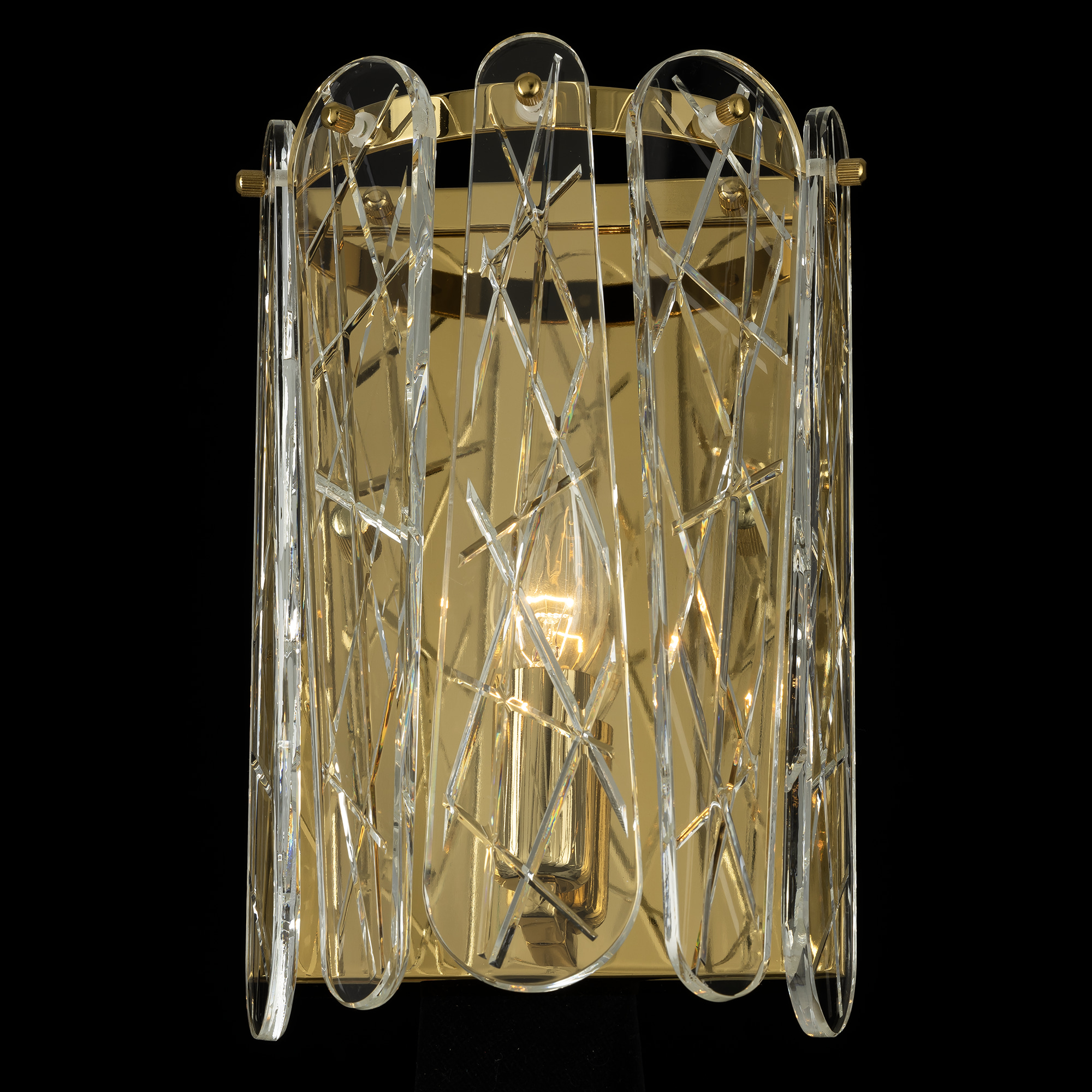 Citilux TALLA CL318412 Бра хрустальное Золото арт. 89504