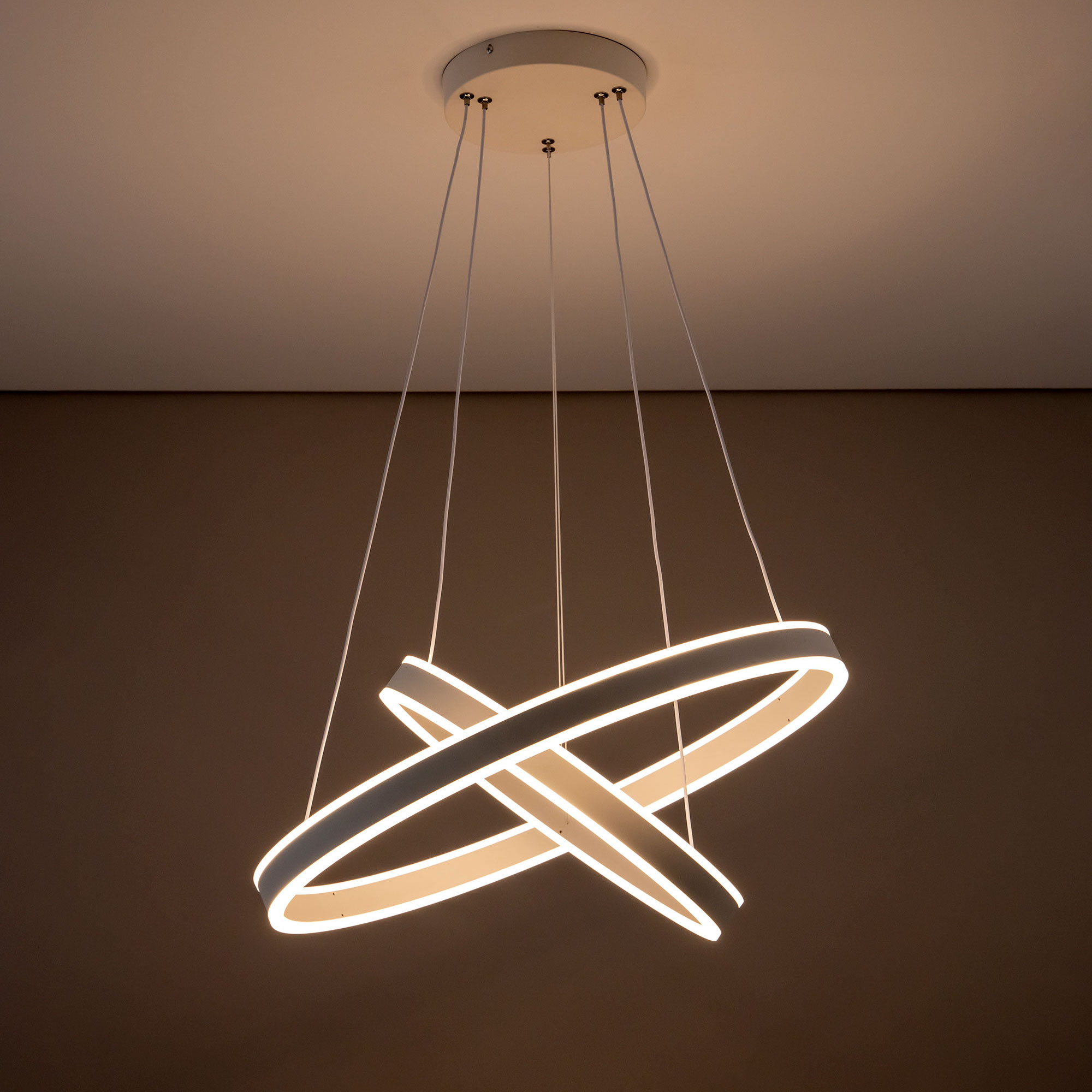 Citilux Дуэт CL719640 LED Люстра подвесная с пультом Белая арт. 88806