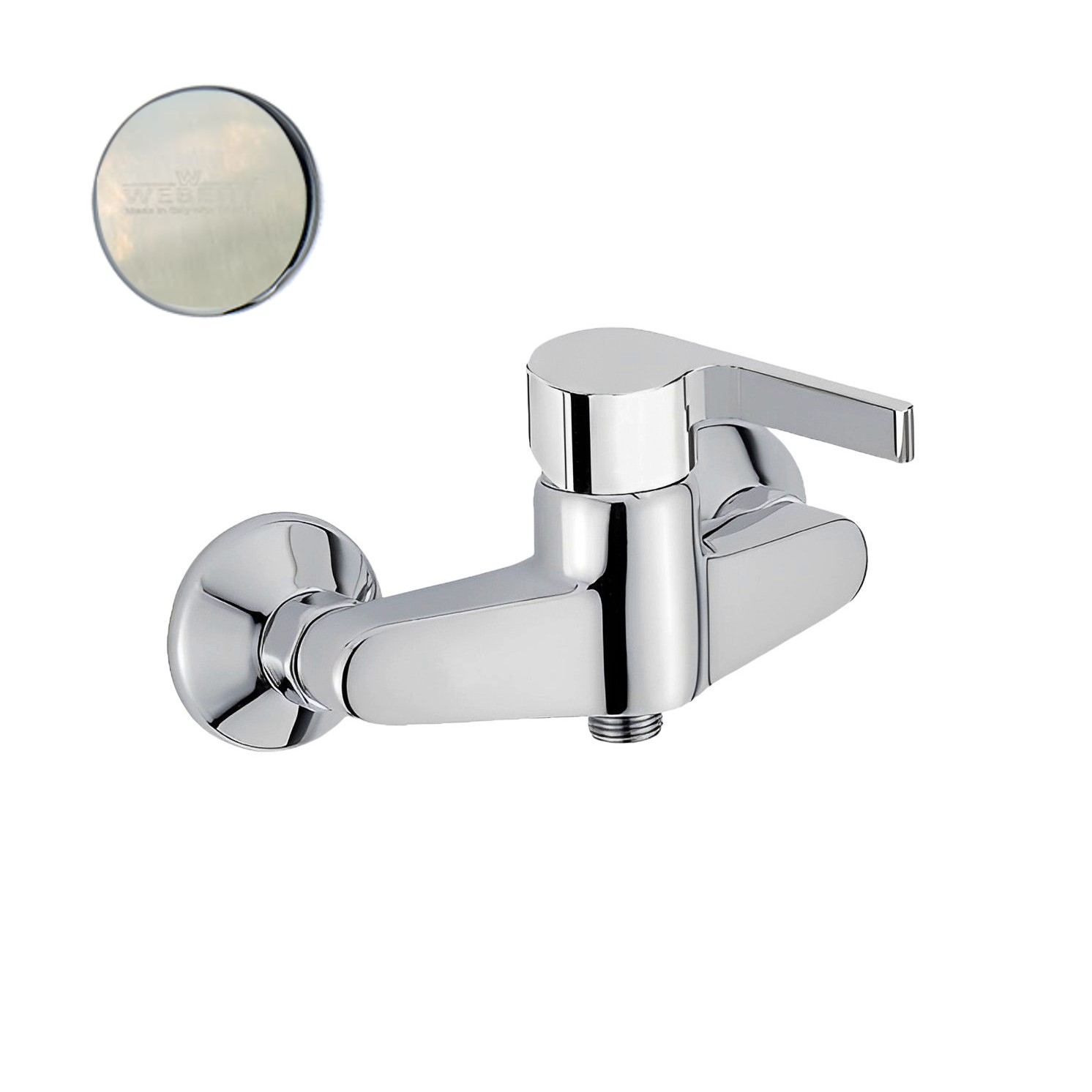 Смеситель для душа Webert DoReMi DR870102345, никель арт. 165909