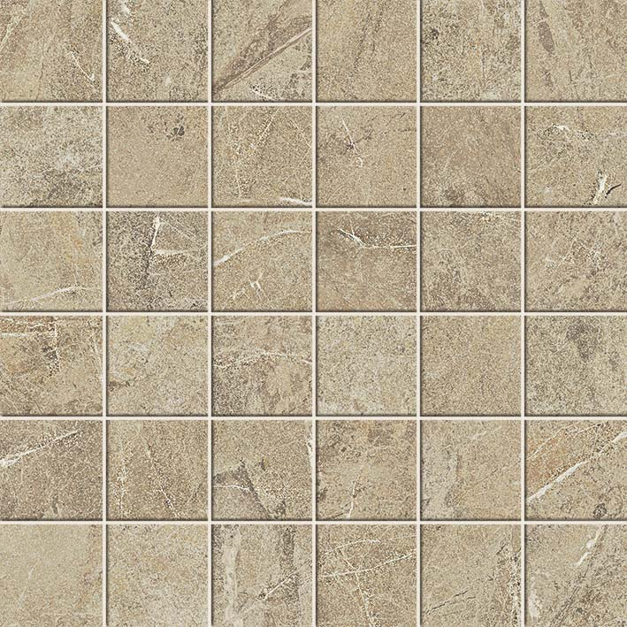 Плитка Волкано Бьянко Мозаика 30x30 Рет (0,99 кв.м.) арт. 52718