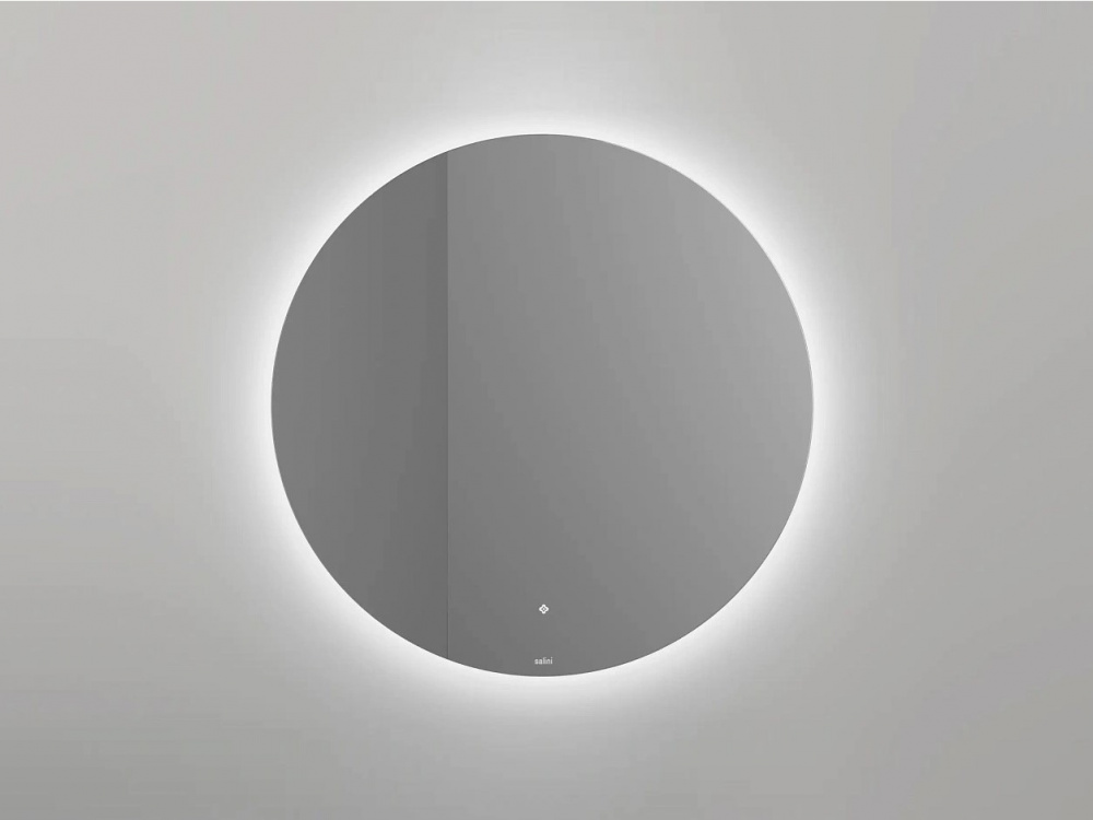 Salini OMBRA Зеркало Ø120 см с подсветкой LED 4000К, обогрев-антизапотевание, выключатель арт. 33731