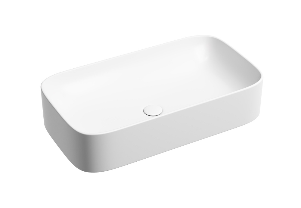 CERAMICANOVA Element Раковина накладная 705х380х150 мм, белый матовый арт. 77397