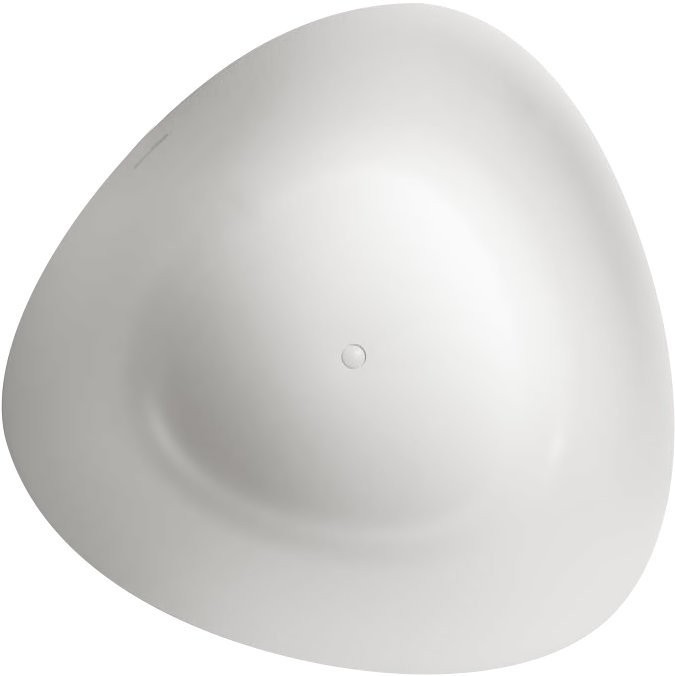 RIHO OVIEDO Ванна свободностоящая 160x160 см, 425 л, SOLID SURFACE - белый матовый арт. 32055