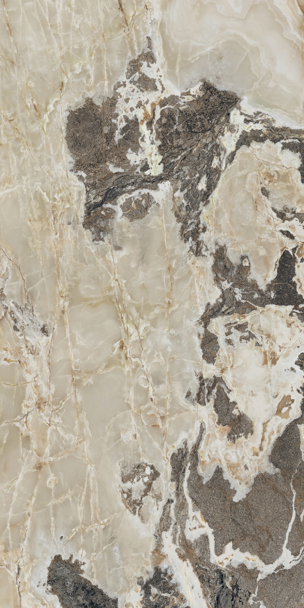 Керамогранит  ONYX&MORE GOLDEN BLEND SATIN 6MM R 120x240 арт. 84028