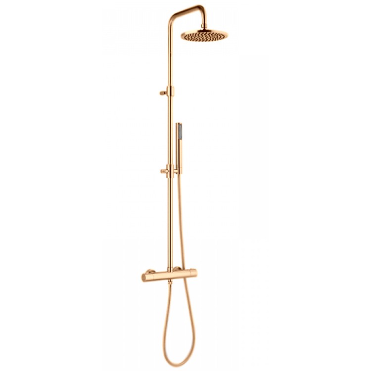 Душевая система с термостатом Webert Elio EL980507010METAL, золото арт. 190965
