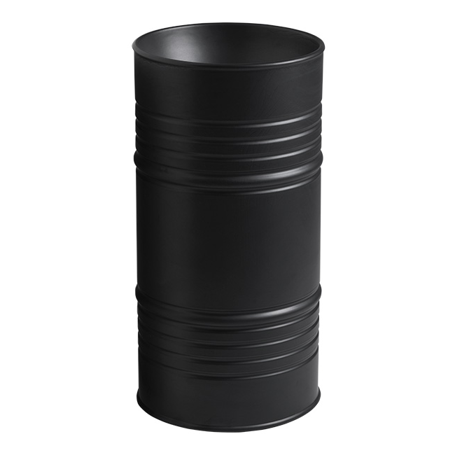 KERASAN Artwork Barrel Отдельностоящий умывальник, выпуск в пол, Черный матовый арт. 36339
