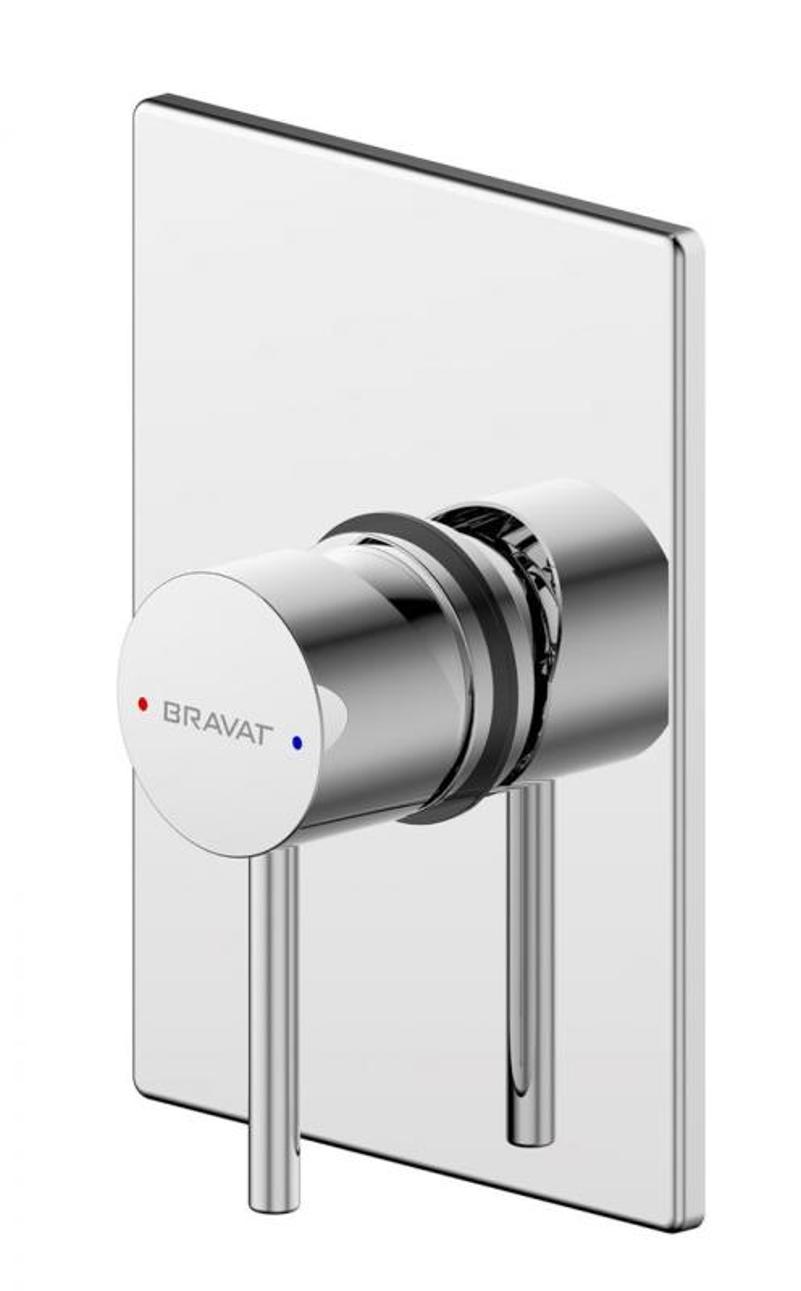 Смеситель для душа встраиваемый на 1 потока Bravat Arc PB86061C-A-ENG, хром арт. 165950