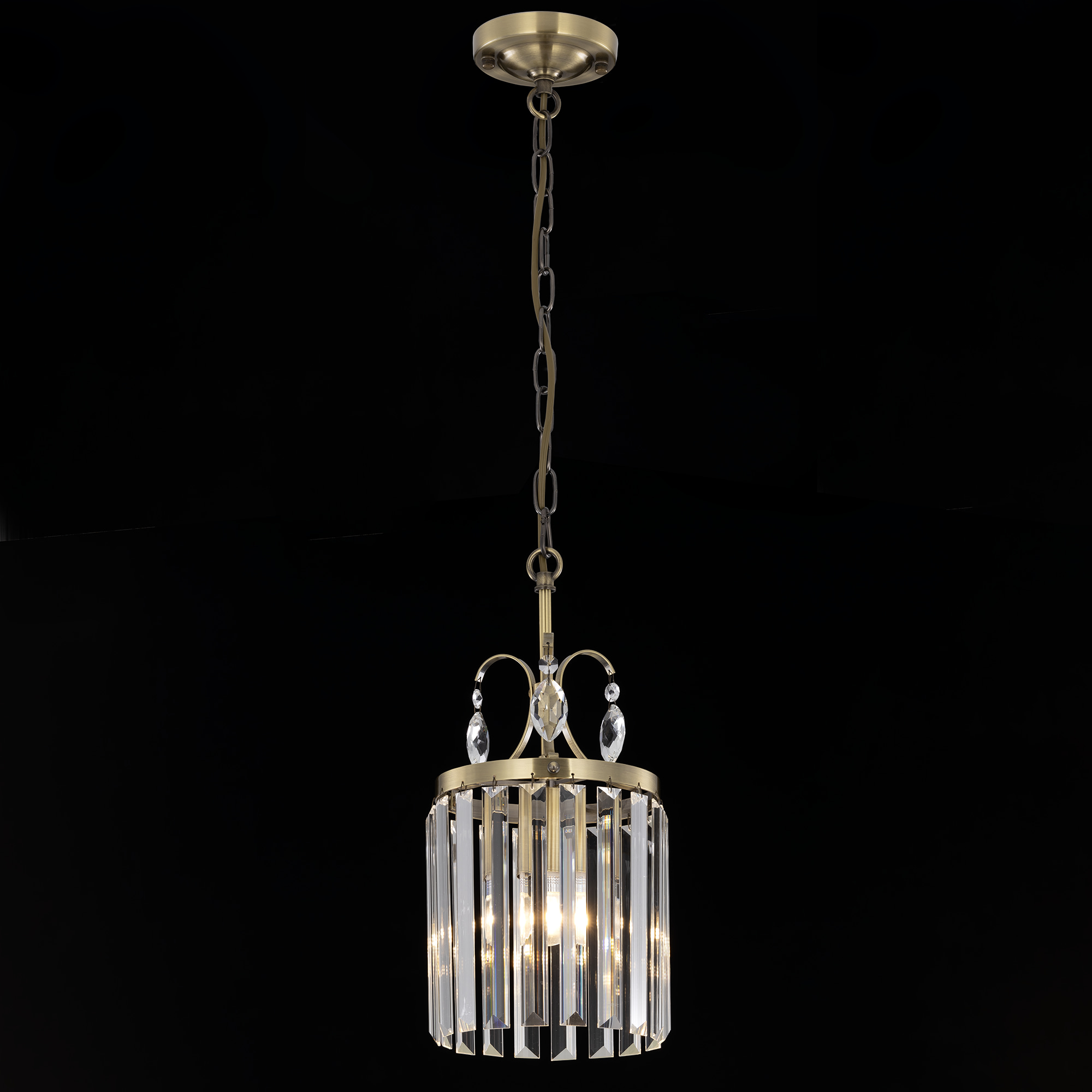 Citilux Инга CL335113 Подвесной хрустальный светильник Бронза арт. 89049