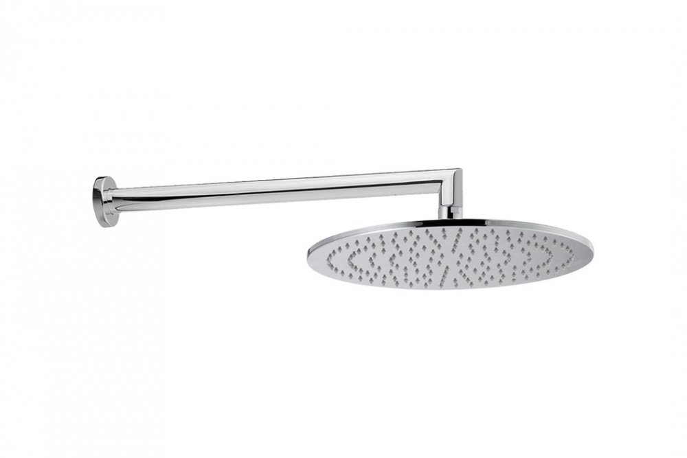 CISAL Shower Верхний душ D300 мм с настенным держателем L400 мм, хром арт. 38383