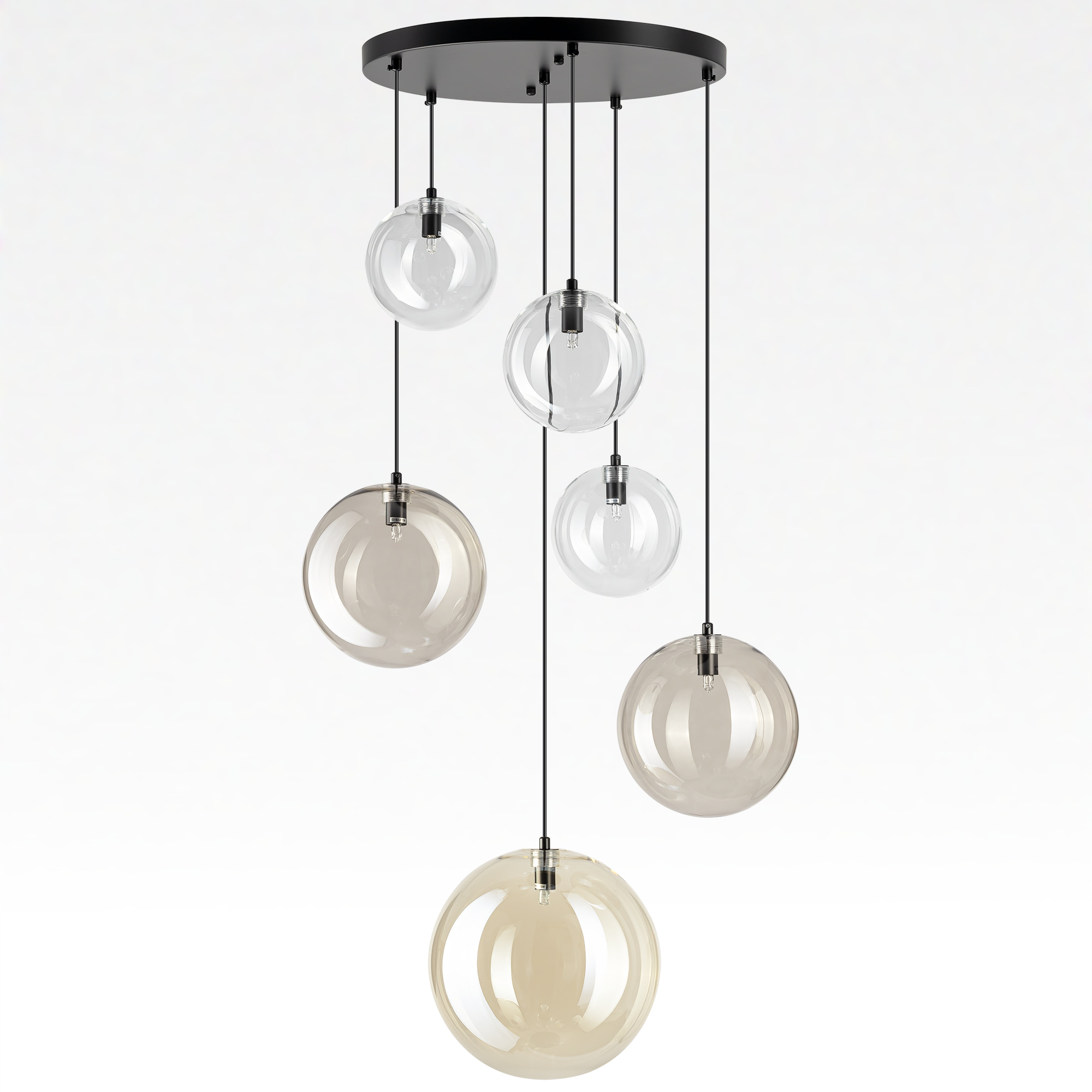 Citilux ORTON CL202163 Люстра каскадная Микс арт. 89582
