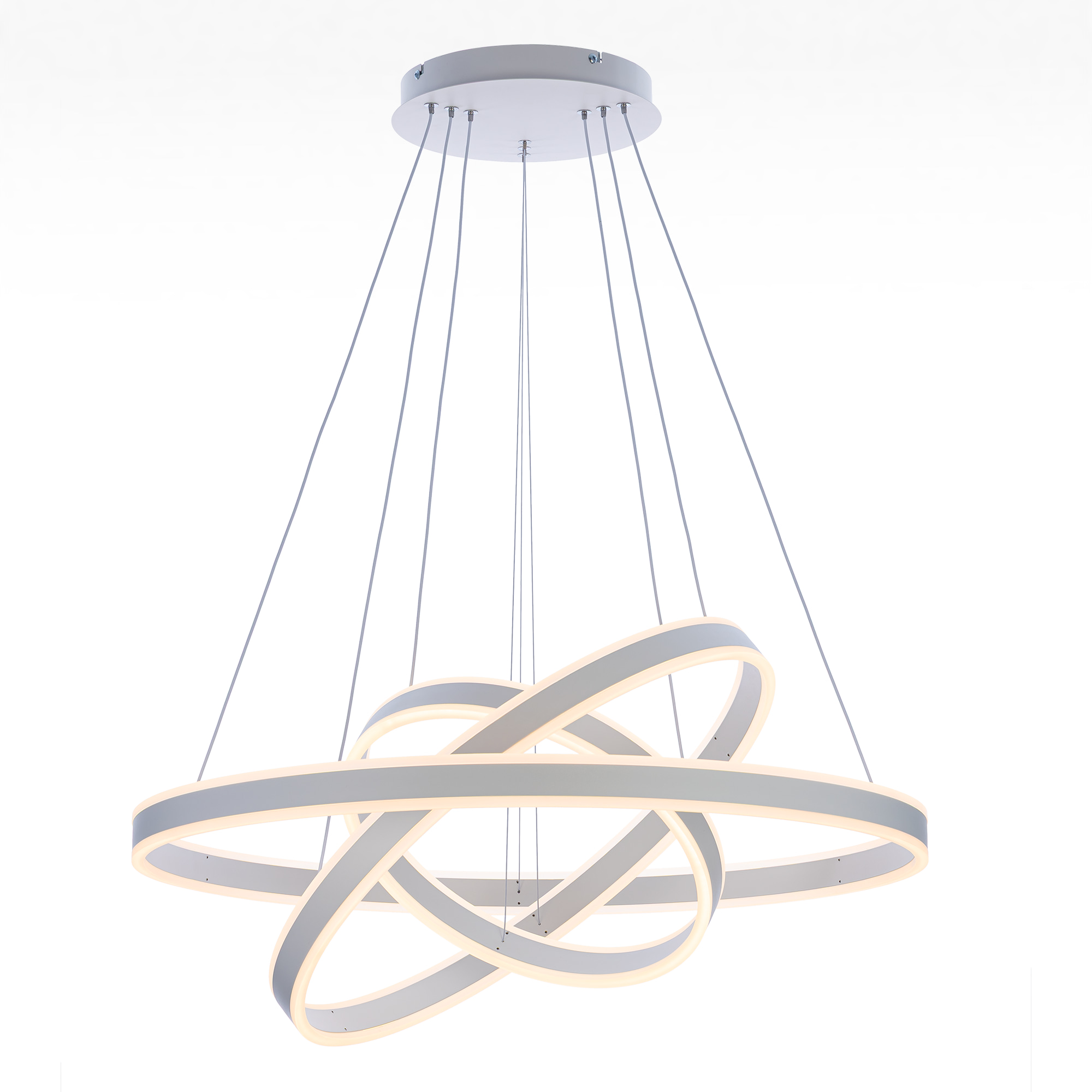 Citilux Дуэт CL719680 LED Люстра подвесная с пультом Белая арт. 89010