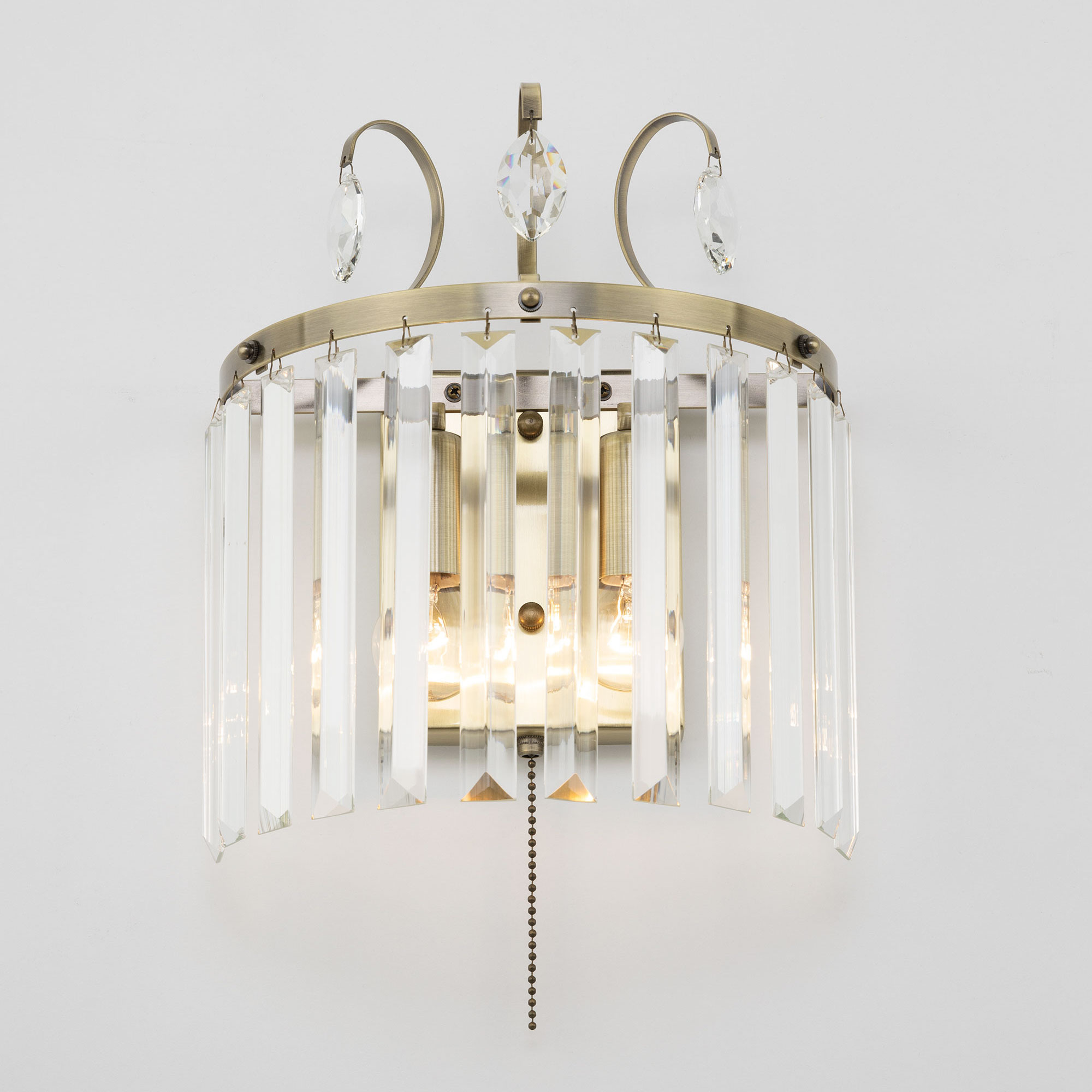 Citilux Инга CL335323 Бра хрустальное с выключателем Бронза арт. 88934