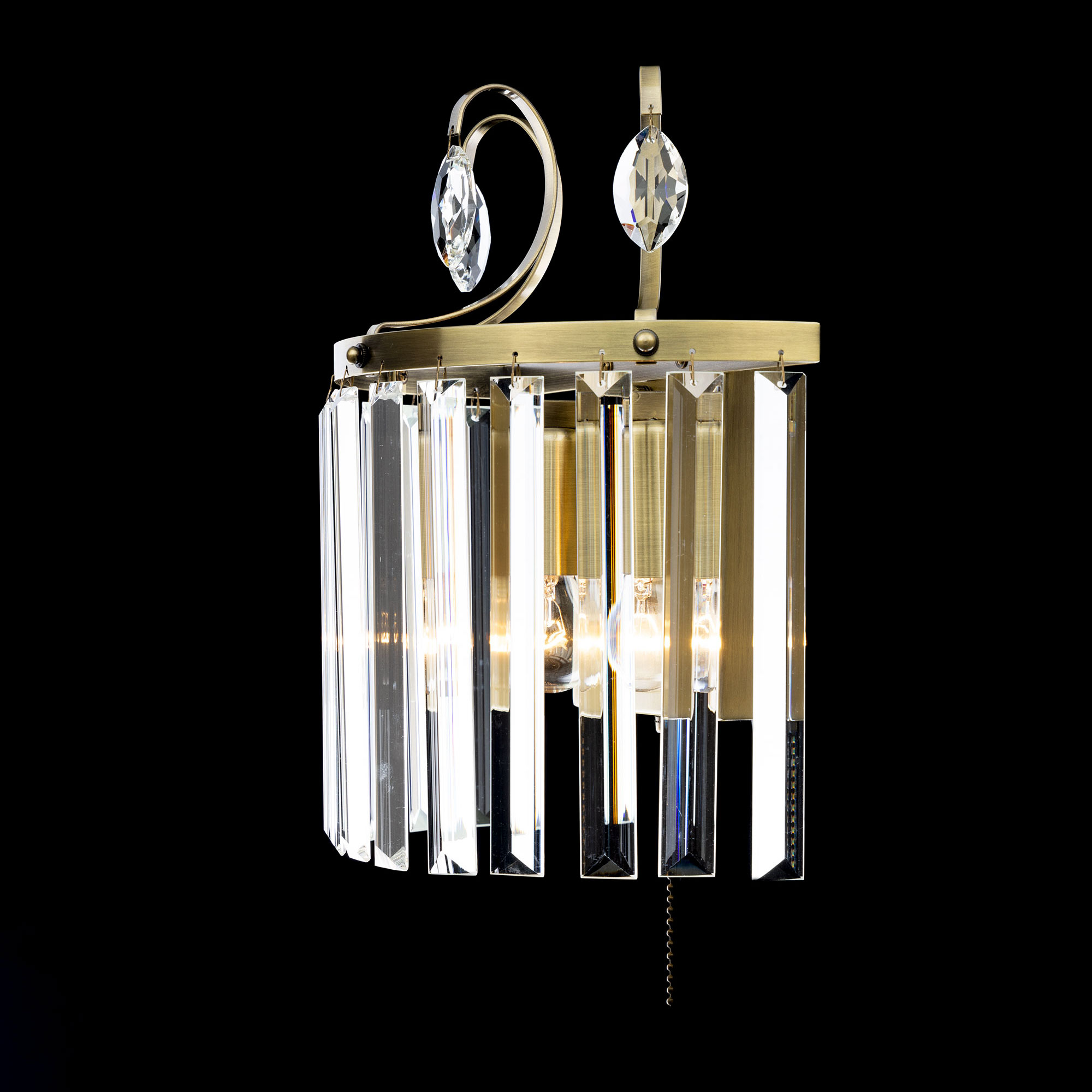 Citilux Инга CL335323 Бра хрустальное с выключателем Бронза арт. 88934