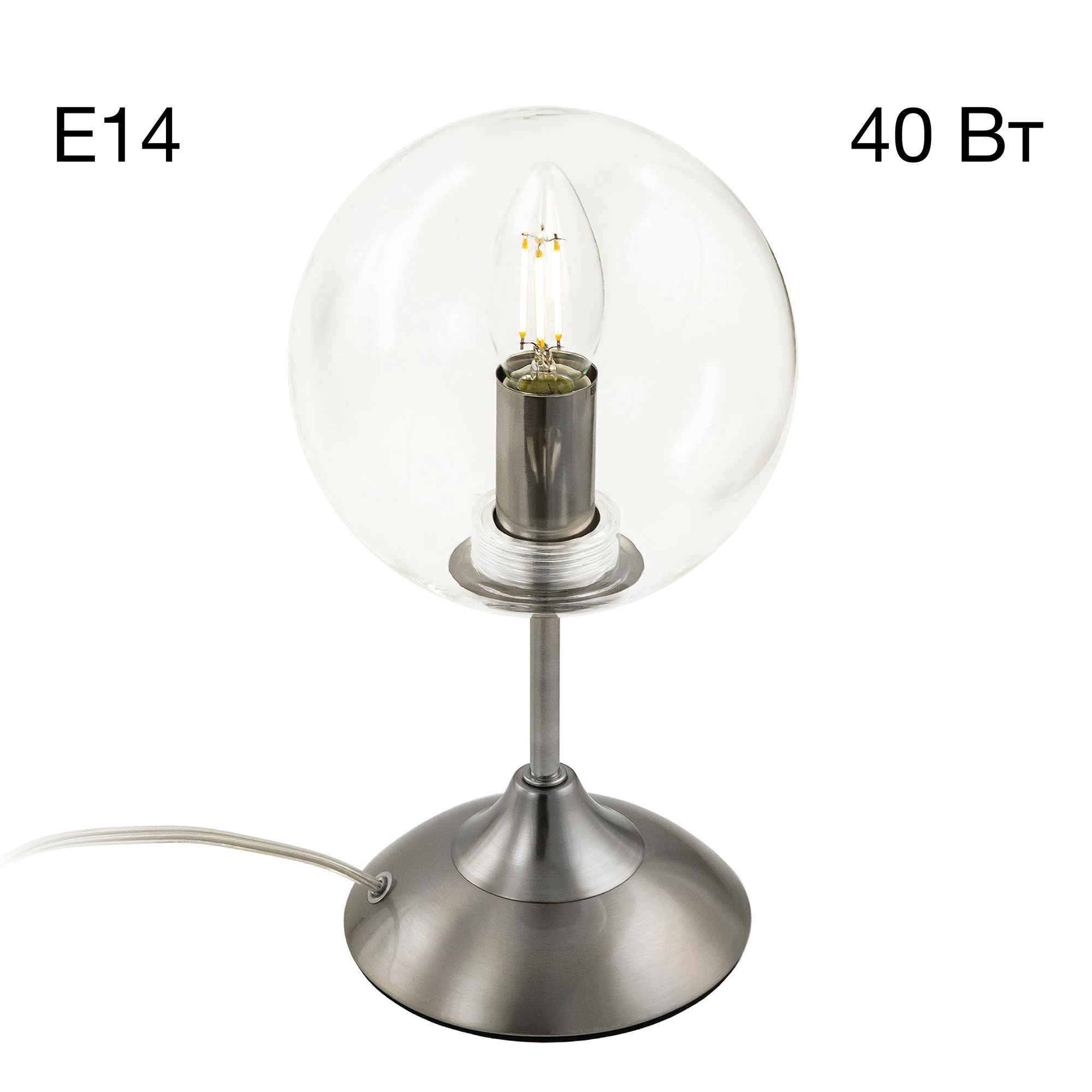 Citilux Томми CL102811 Настольная лампа Матовый Хром арт. 88568