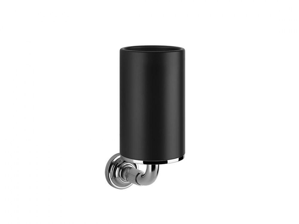 GESSI VENTI20 Держатель зубных принадлежностей, настенный, черный/Chrome арт. 30642