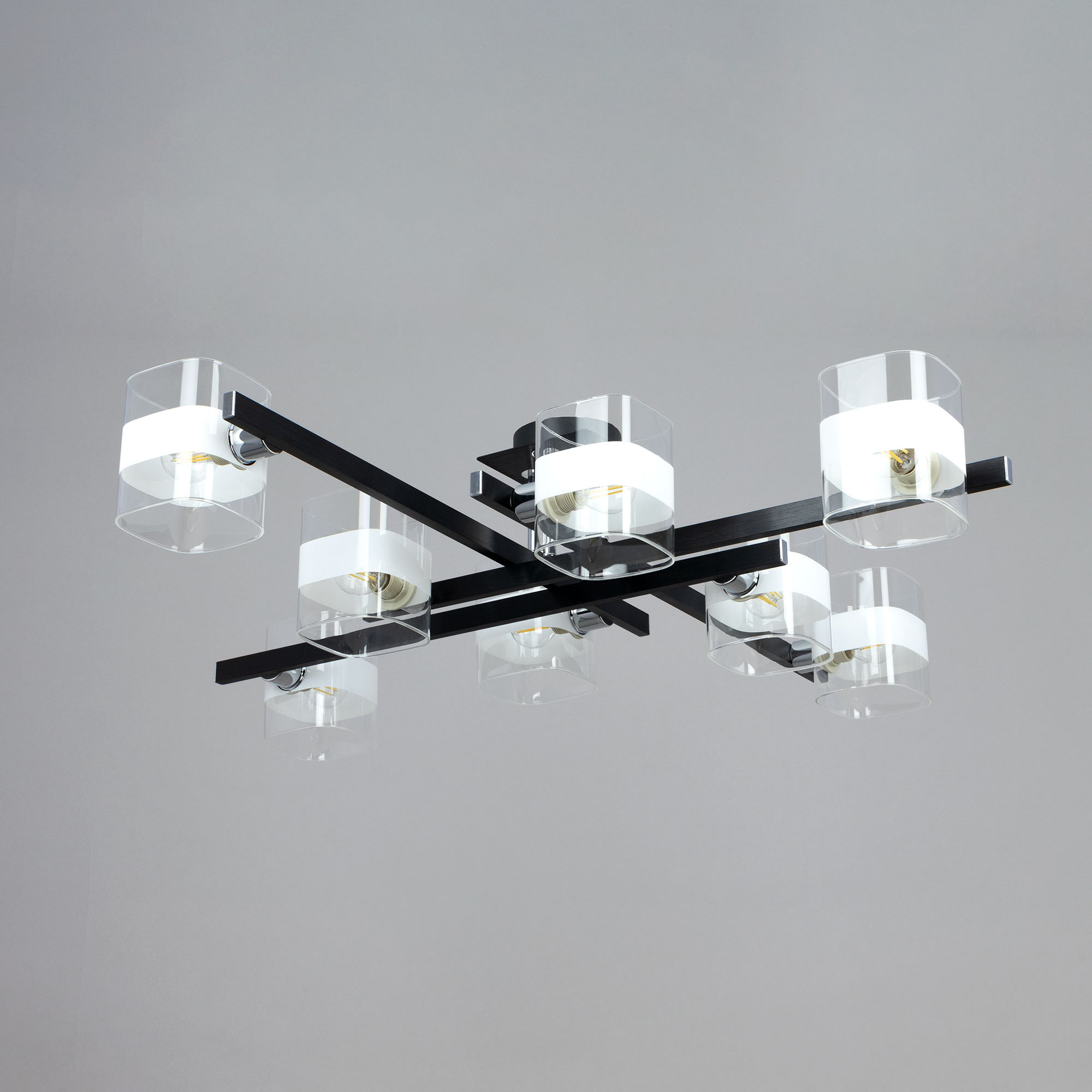 Citilux Вирта CL139282 Люстра потолочная Чёрная арт. 88871