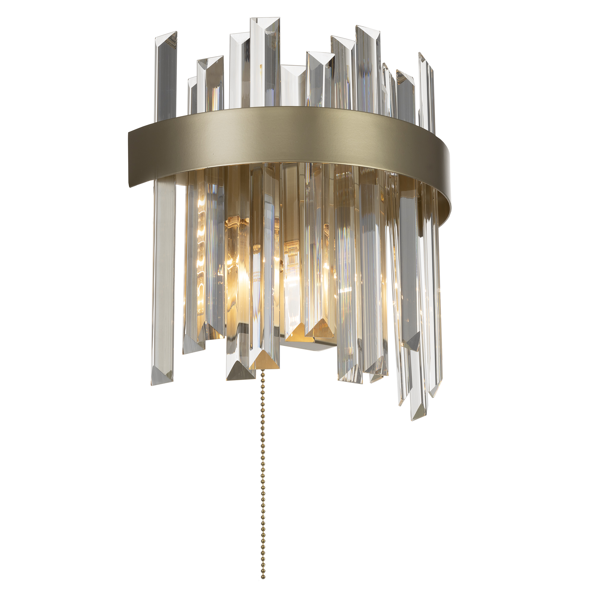 Citilux Лаура CL301422 Бра хрустальное с выключателем Шампань арт. 88959