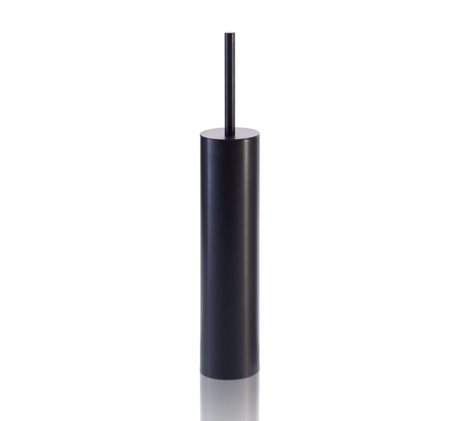 DW ROUND MK SBG Ёршик туалетный напольный, H40x7x7 см, Черный матовый арт. 30283