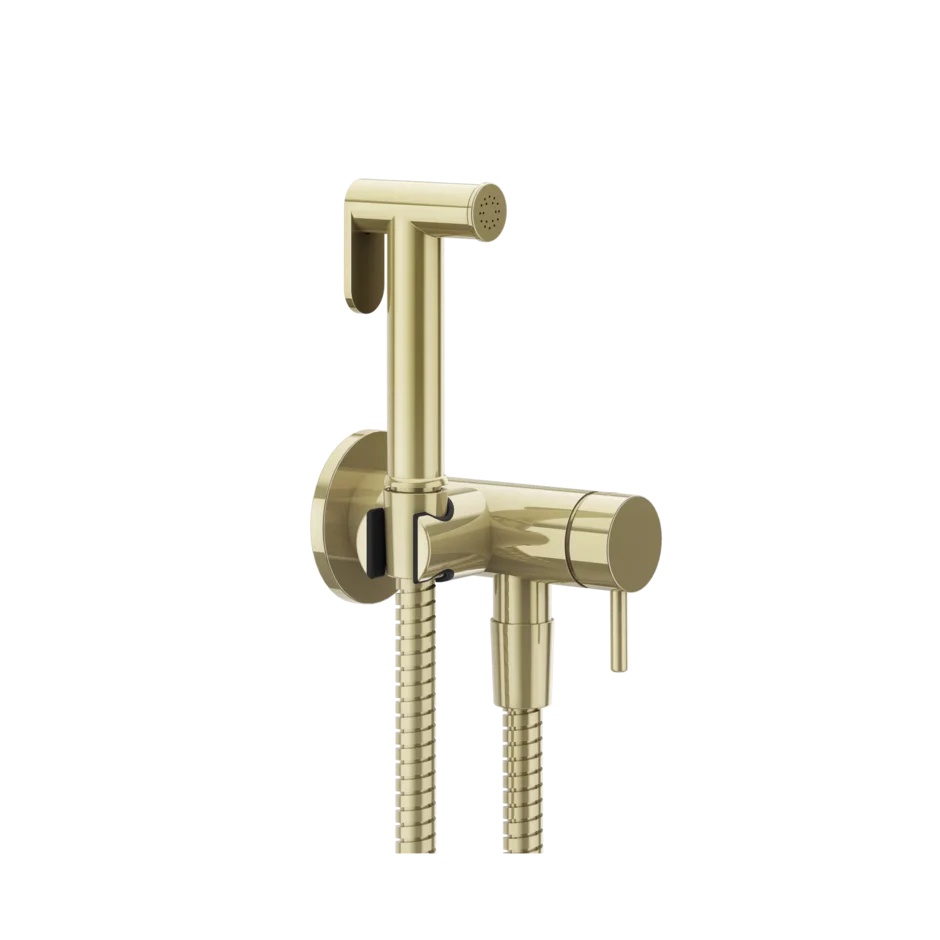 GESSI INVERSO Гигиенический душ со смесителем, 710 Brass PVD арт. 39928