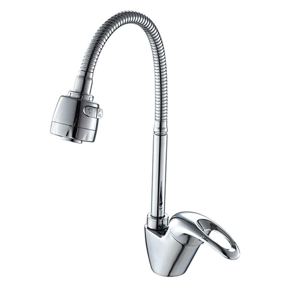 Смеситель для кухни с гибким изливом и режимом душ FRAP F4303, хром арт. 172445