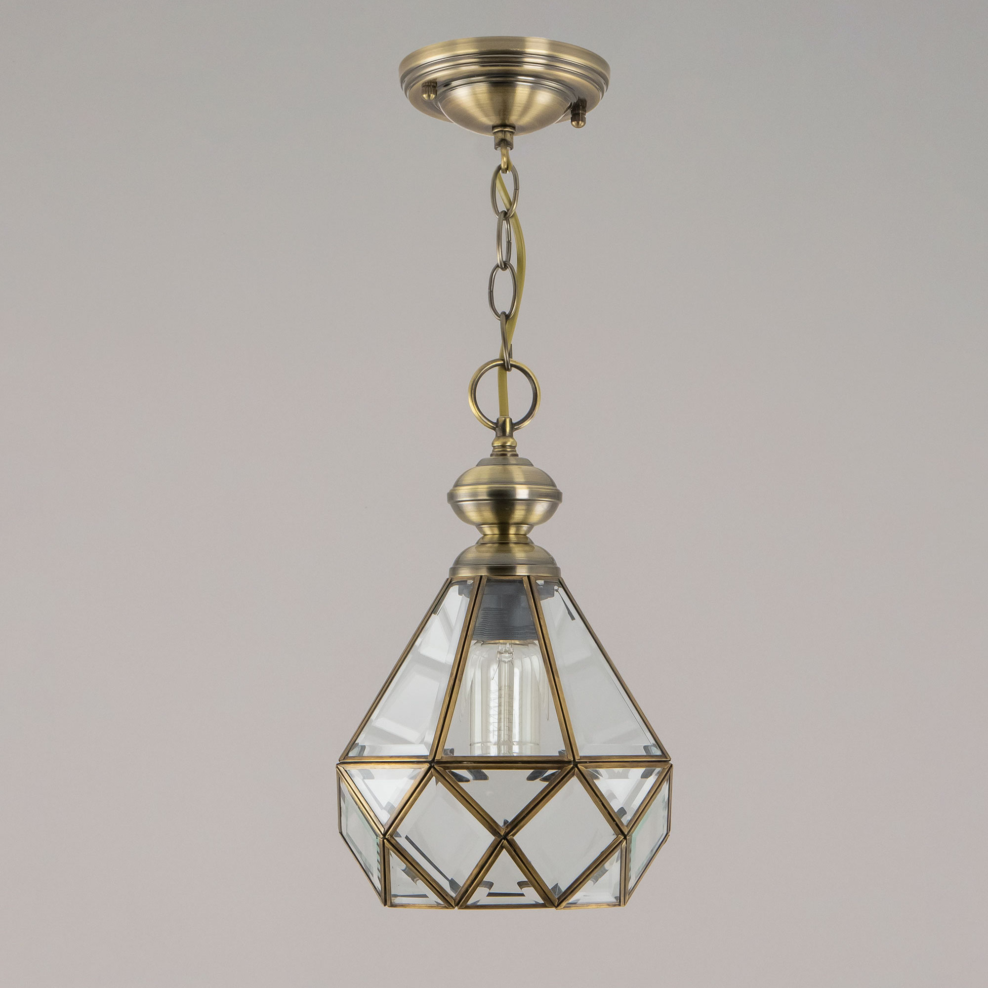 Citilux Витра-1 CL442110 Подвесной светильник витражный Бронза арт. 88062