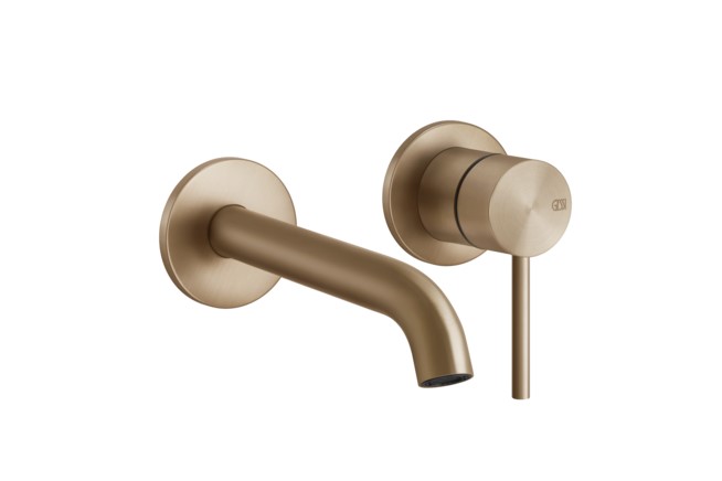 GESSI FLESSA Внешние части для встраиваемого смесителя с изливом, БЕЗ ДК, 726 Warm Bronze Br. PVD арт. 34735