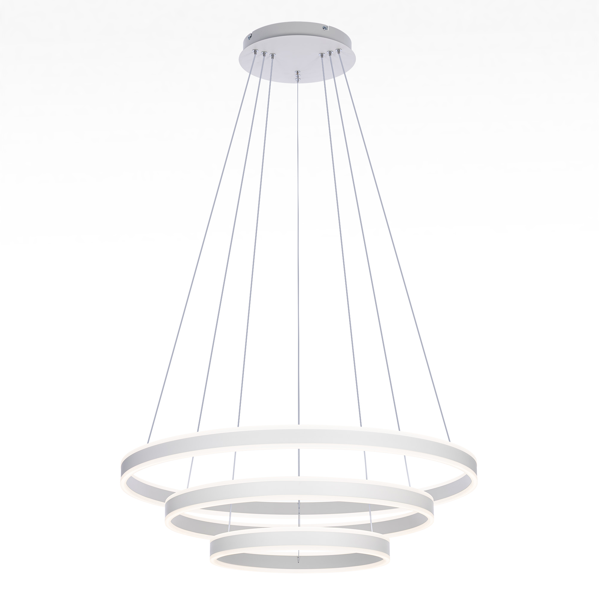 Citilux Дуэт CL719680 LED Люстра подвесная с пультом Белая арт. 89010