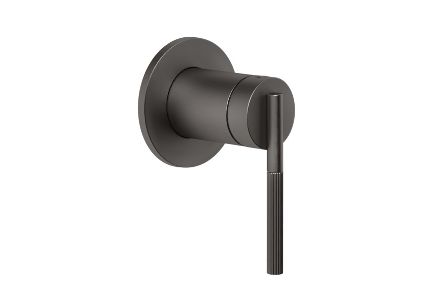 GESSI Внешние части для смесителя на 1 выход, Black Metal Brushed PVD арт. 34802