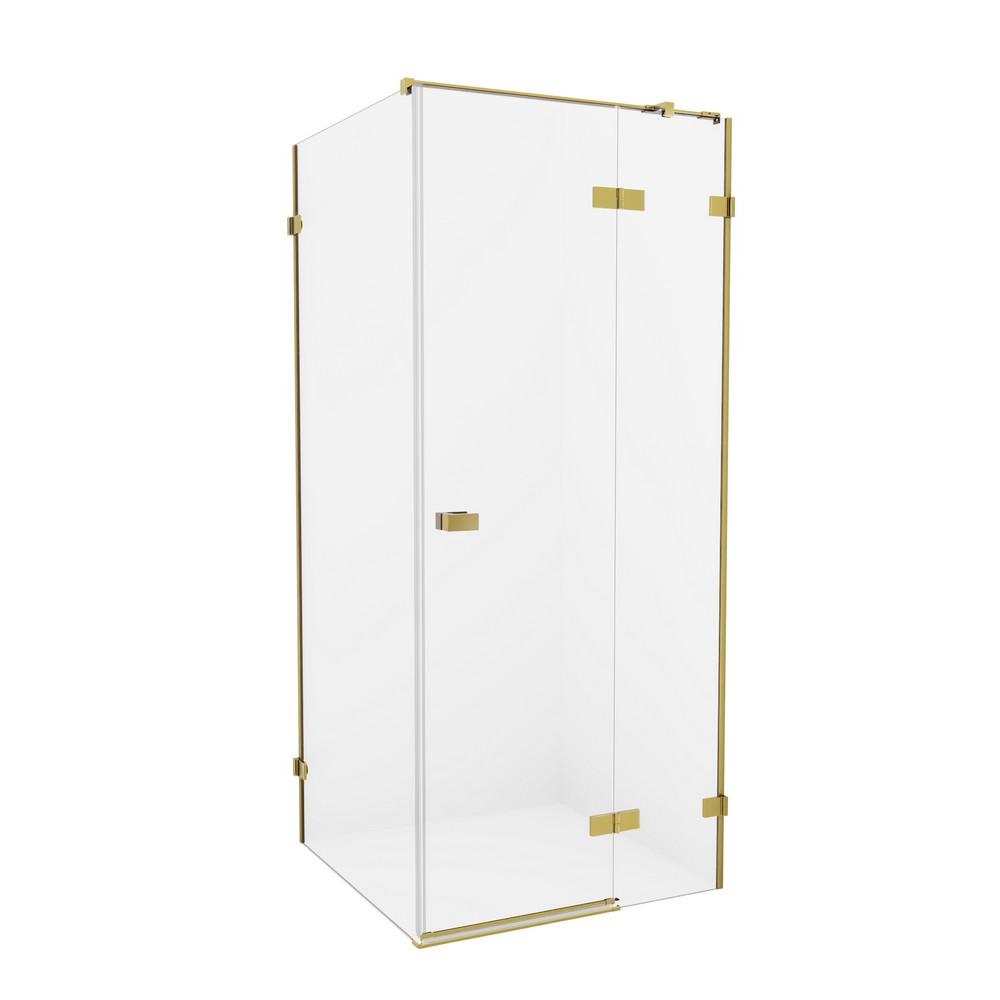 NEW TRENDY AVEXA Душевое ограждение, правое, 90х90xH200 см, прозрачное 6мм/GOLD BRUSHED арт. 32730