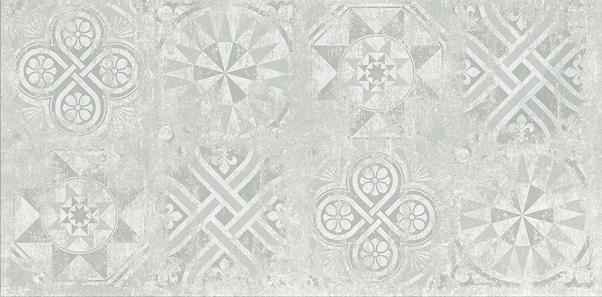 Плитка Идальго Граните Стоун Цемент Классик Декор 1200x600 SR (2,16 кв.м.) арт. 53357