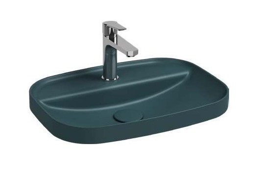 ALLEN BRAU FANTASY Sphere 55 Раковина керамическая 400х550 мм, 1 отв., петроль (321322) арт. 36942
