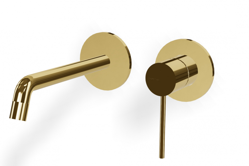 TREEMME Up+ Внешняя часть смесителя для раковины из стены, DD Gold арт. 35635