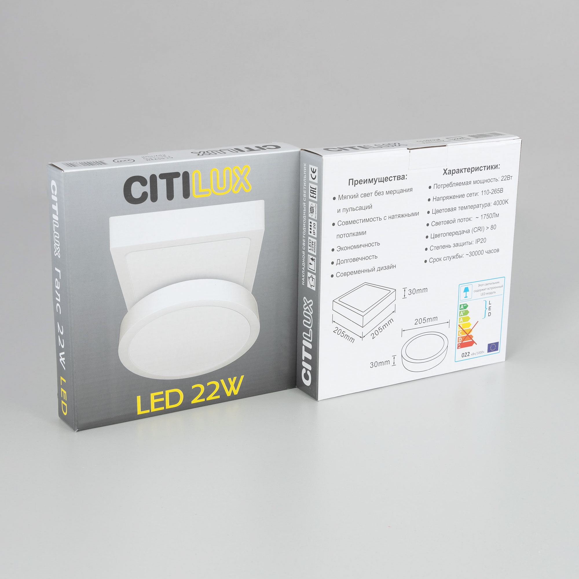 Citilux Галс CL55K22N Светильник накладной светодиодный арт. 88924