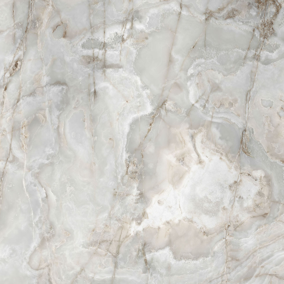 Керамогранит  ONYX&MORE SILVER ONYX GLO 6MM R 160X160 арт. 84001