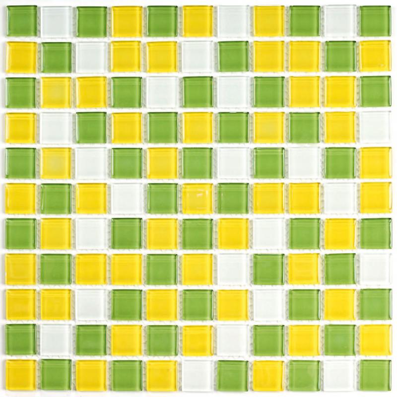 Плитка декоративная стеклянная Fresh/Свежесть 4*25*25 300*300 арт. 90677