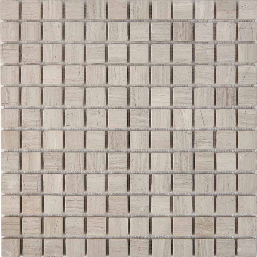 PIX 256 White Wooden, чип 23x23 мм, сетка 305х305x6 мм, Матовая арт. 73772