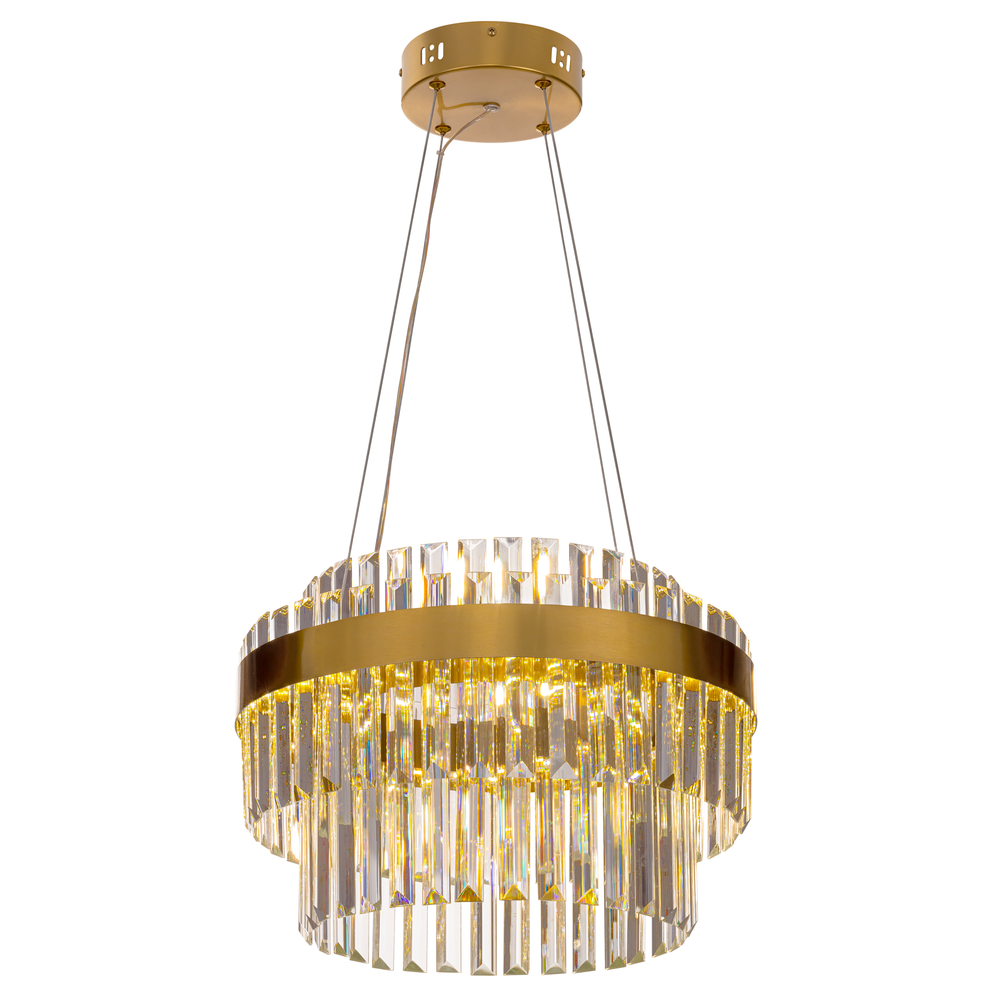 Citilux Sheldon CL339143 LED Люстра хрустальная с пультом Бронза арт. 89344