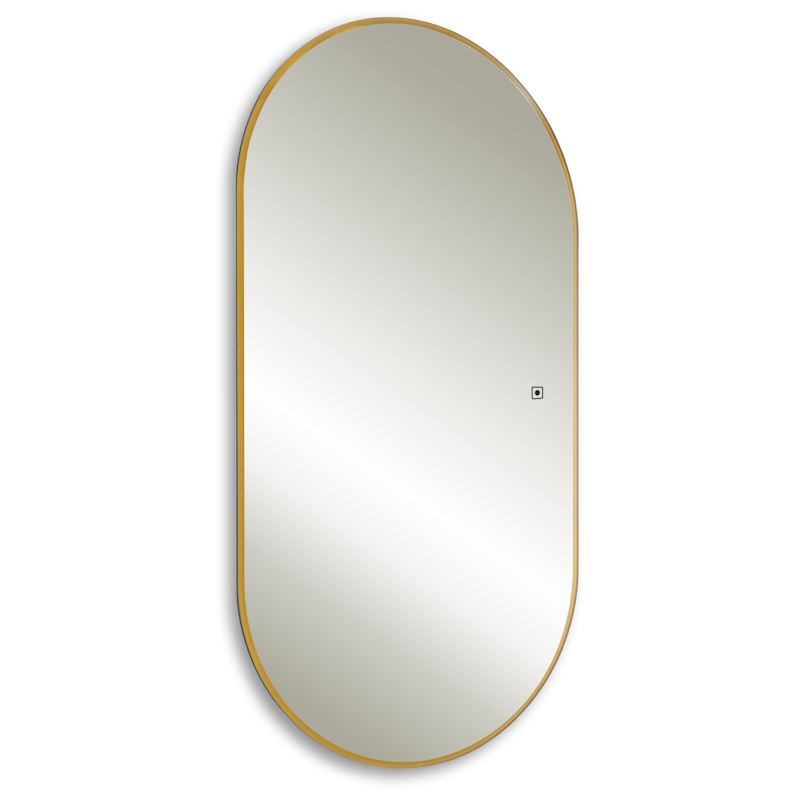 Зеркало Silver Mirrors Вива - Золото/Viva - GOLD 550х1050 2.1 (бесконтактный сенсор, подогрев, гор/верт) арт. 179178