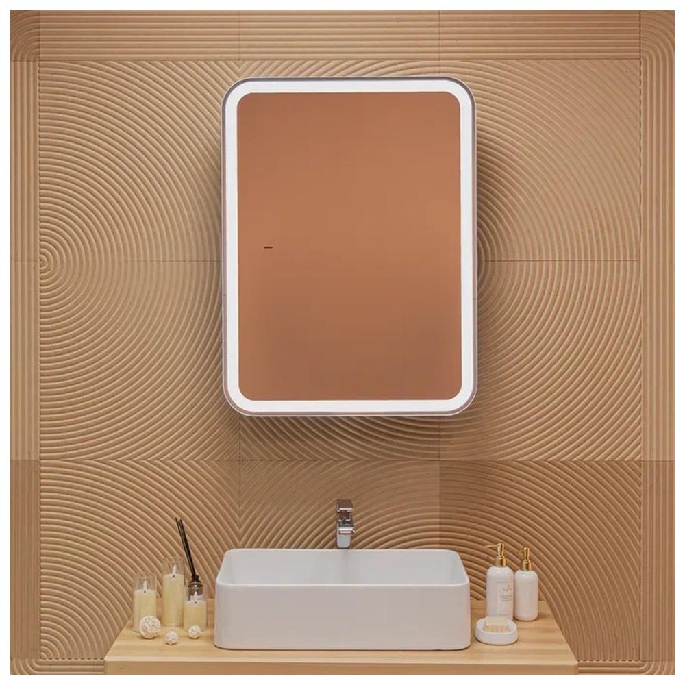 Зеркало-шкаф Silver Mirrors Фиджи-Антрацит Flip 60 ИК (бесконтактный сенсор) арт. 179300