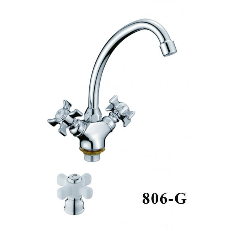 Смеситель для кухни D-Lin D156806-G, хром арт. 170440